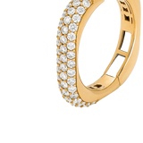 Pendientes Noblesse Oblige Oro Amarillo con Pavé de Diamantes