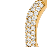 Pendientes Noblesse Oblige Oro Amarillo con Pavé de Diamantes