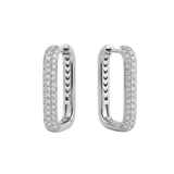 Pendientes Noblesse Oblige Oro Blanco con Pavé de Diamantes