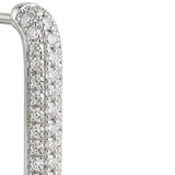 Pendientes Noblesse Oblige Oro Blanco con Pavé de Diamantes