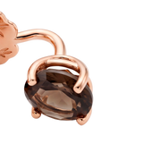 Aretes Back to Origin Oro Rosa con Rodolitas y Amatistas