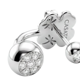 Pendientes Boutique Icon Oro Blanco con Diamantes