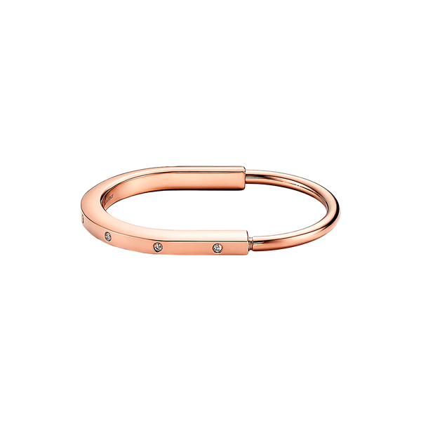 Tiffany Lock Brazalete Rose Gold & Diamonds