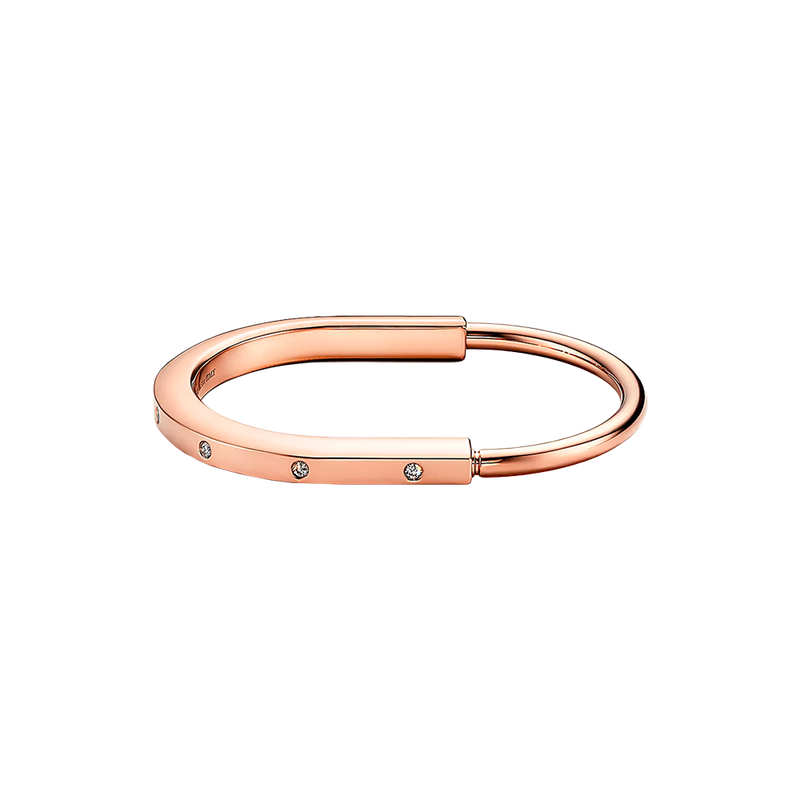 Tiffany Lock Brazalete Rose Gold & Diamonds