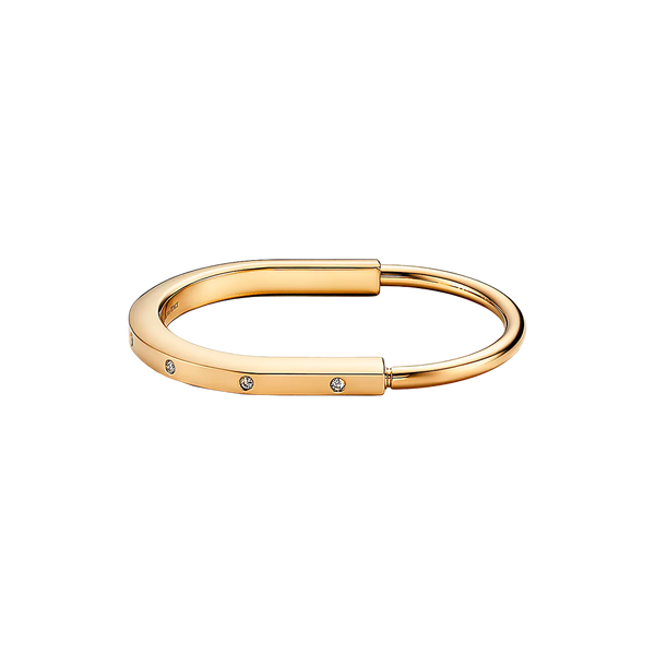 Tiffany Lock Brazalete Yellow Gold & Diamonds