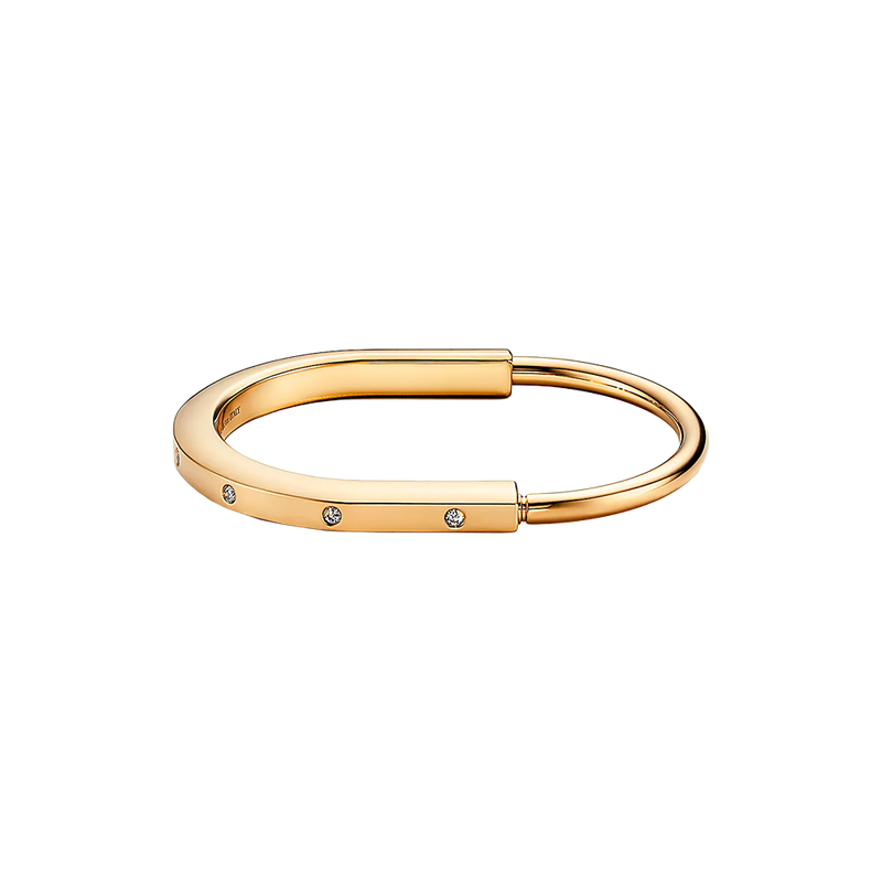 Tiffany Lock Brazalete Yellow Gold & Diamonds