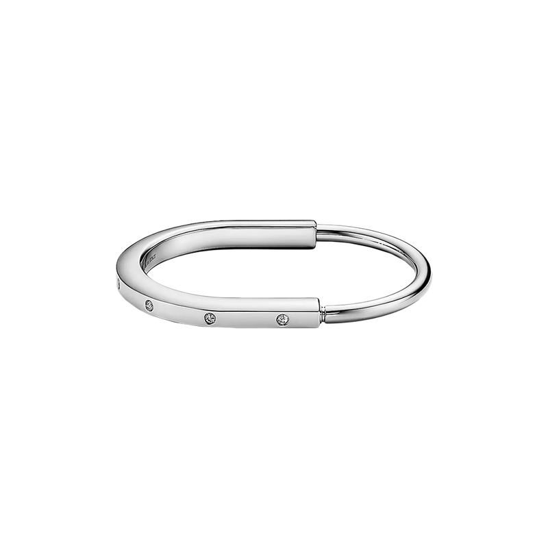 Tiffany Lock Brazalete White Gold & Diamonds