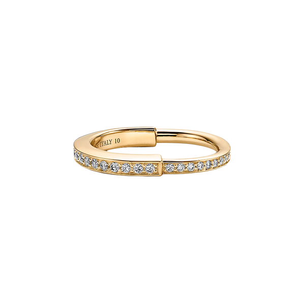 Tiffany Lock Anillo Yellow Gold & Diamonds