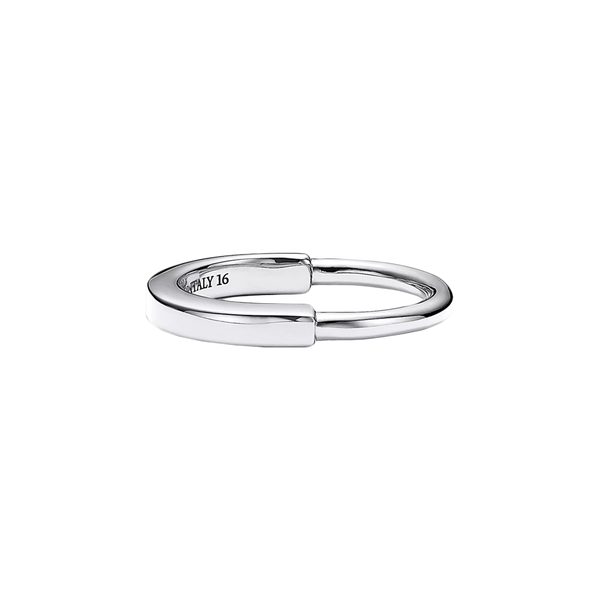 Tiffany Lock Anillo White Gold