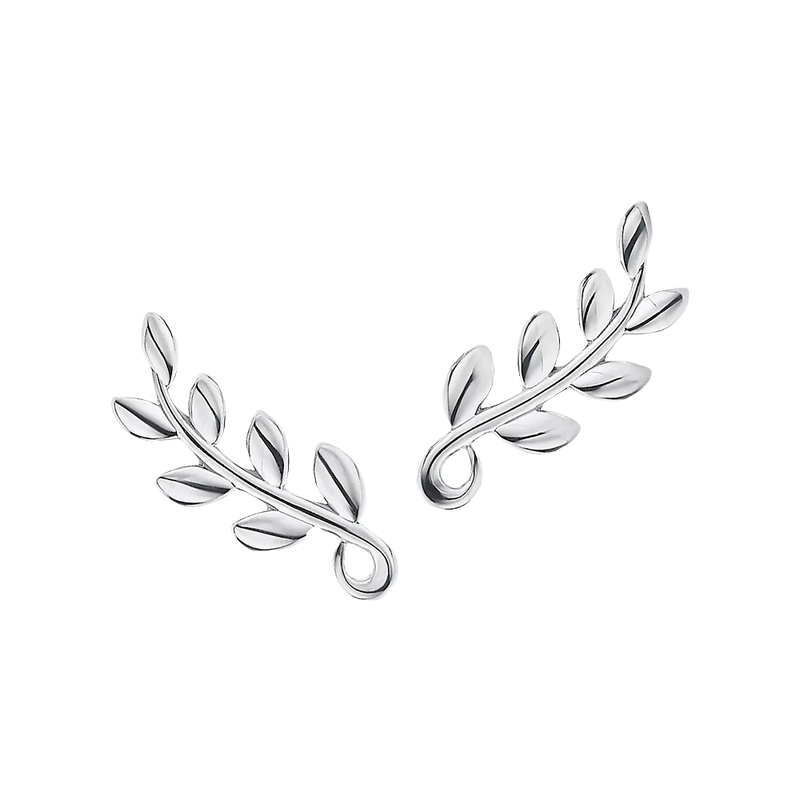 Paloma Piccaso Pendientes Olive Leaf Climber Silver