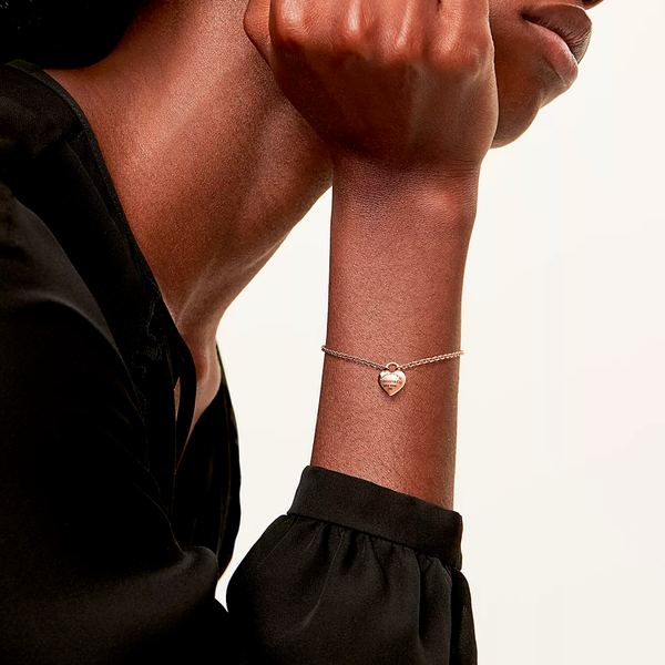 Return To Tiffany Brazalete Full Heart Rose Gold
