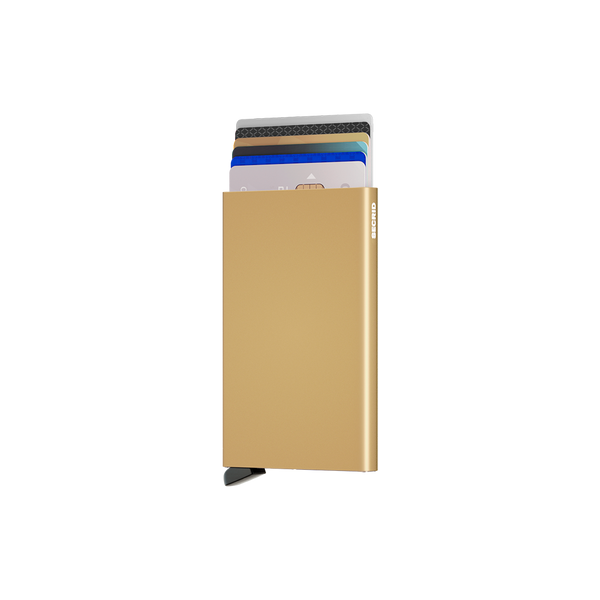 Cardprotector Aluminium Gold
