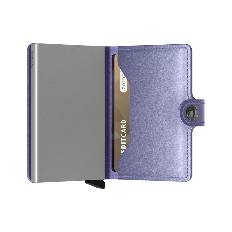 Miniwallet Metallic Lila