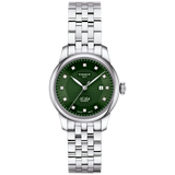 Reloj para Mujer Le Locle Automatic Lady 29mm Plata y Verde