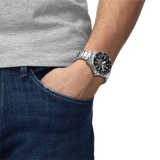 Reloj para Hombre Seastar 1000 Powermatic 80 40mm Plata y Negro
