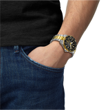 Reloj para Hombre Seastar 1000 Powermatic 80 40mm Oro Amarillo