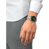 Reloj para Hombre Seastar 1000 Quartz GMT Plata y Negro
