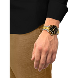 Reloj para Hombre Seastar 1000 Quartz GMT Oro Amarillo y Negro