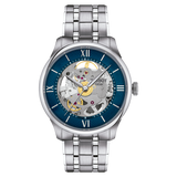 Reloj para Hombre Chemin Des Tourelles Skeleton Plata y Azul