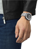 Reloj para Hombre T-Race Chronograph Plata y Negro