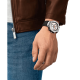 Reloj para Hombre T-Race Chronograph Negro y Plata