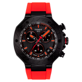 Reloj para Hombre T-Race Quartz Chronograph Rojo y Negro
