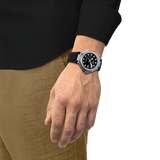 Reloj para Hombre T-Race Powermatic 80 41mm Negro y Plata