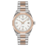 Reloj para Mujer PRC 100 Solar 34mm Plata y Oro Clavel