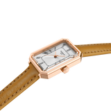 Reloj para Mujer SRV Cuarzo 30mm Plata y Cuero
