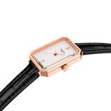 Reloj para Mujer SRV Cuarzo 30mm Nácar Blanco y Cuero