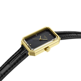 Reloj para Mujer SRV 30mm Negro y Dorado