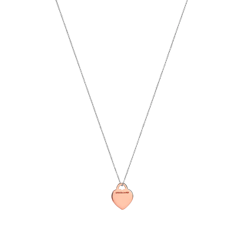 Return to Tiffany Colgante Heart Tag Rose Gold