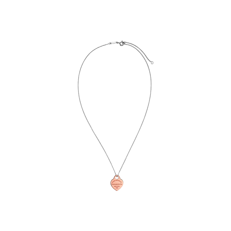 Return to Tiffany Colgante Heart Tag Rose Gold