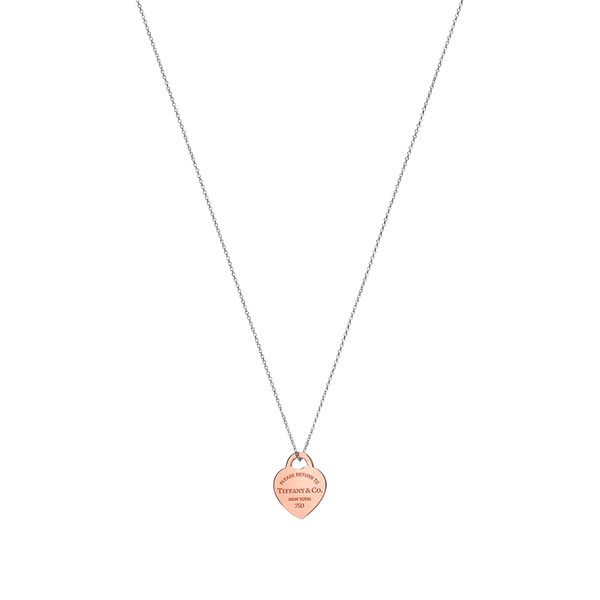 Return to Tiffany Colgante Heart Tag Rose Gold