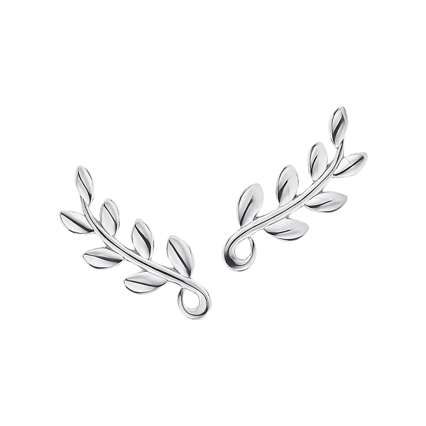 Paloma Picasso Pendientes Olive Leaf Climber Silver