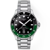 Reloj para Hombre Seastar 1000 Quartz GMT Plata y Negro