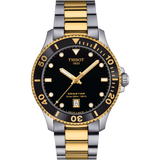Reloj para Hombre Seastar 1000 Quartz 40mm Negro y Oro Amarillo