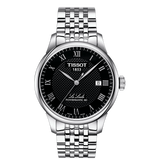 Reloj para Hombre Le Locle Powermatic 80 Plata y Negro