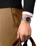 Reloj para Hombre Le Locle Powermatic 80 Plata y Negro