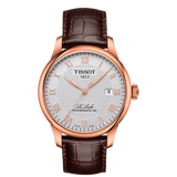 Reloj para Hombre Le Locle Powermatic 80 Marrón y Oro Rosa