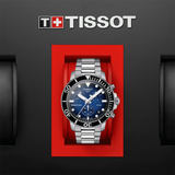 Reloj para Hombre Seastar 1000 Chronograph Plata y Azul