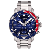 Reloj para Hombre Seastar 1000 Quartz Chronograph Plata y Azul