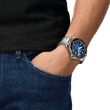 Reloj para Hombre Seastar 2000 Professional Powermatic 80 Plata y Azul